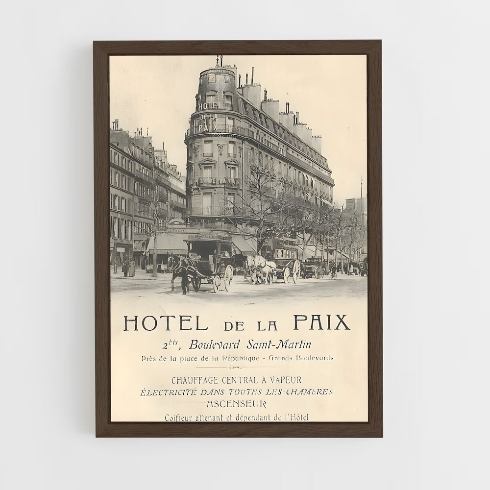 Poster Paris parisienne – affiche Jeux Olympiques (vue 5)